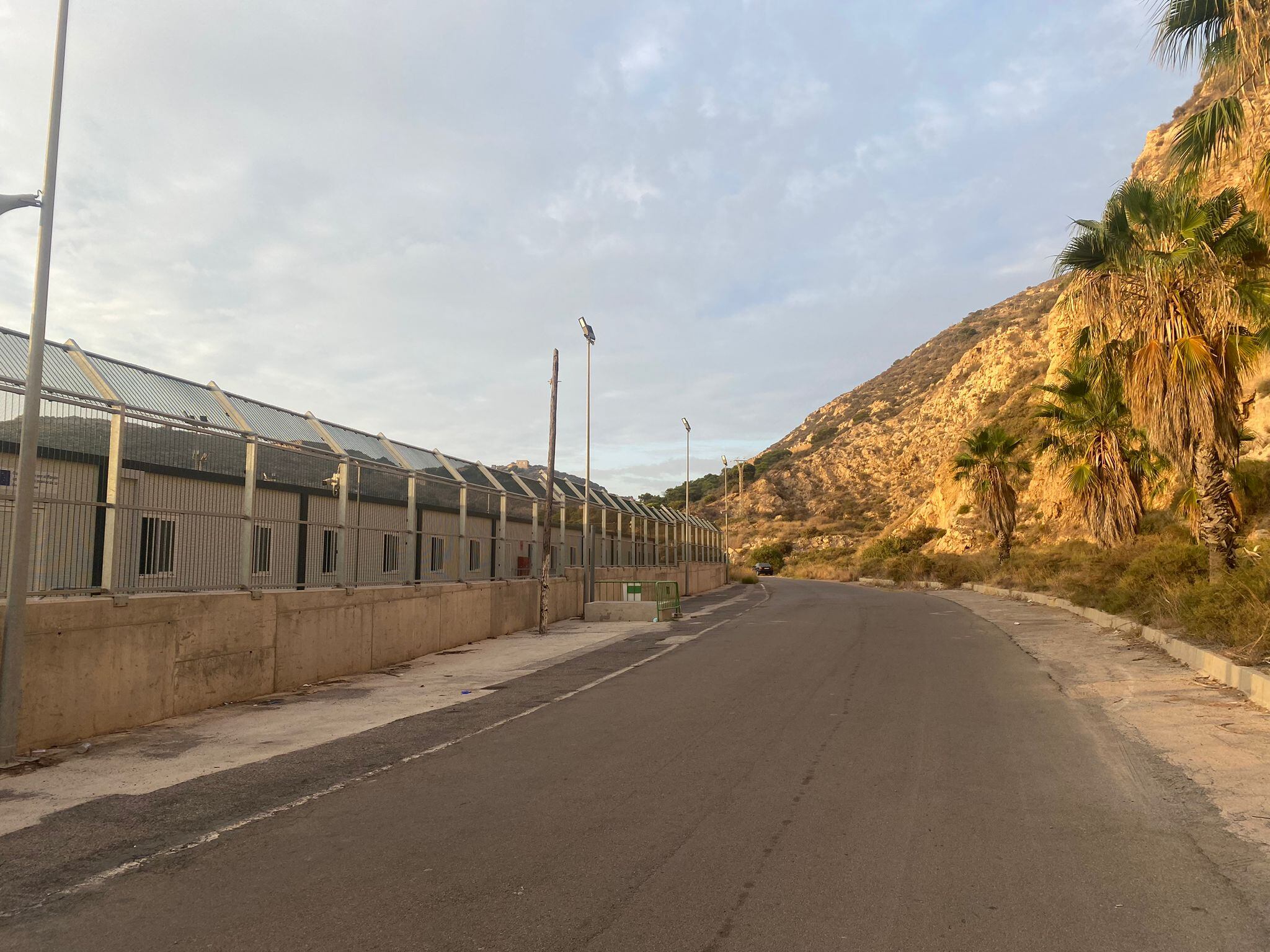 Normalidad en el Centro de Atención Temporal de Extranjeros en Cartagena este lunes, 16 de octubre