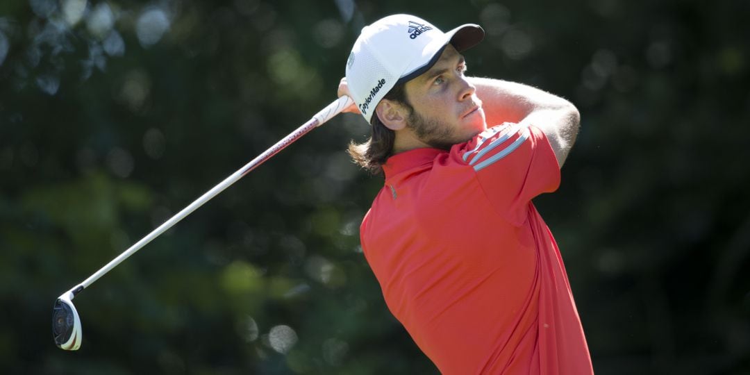 Gareth Bale, durante un torneo de golf