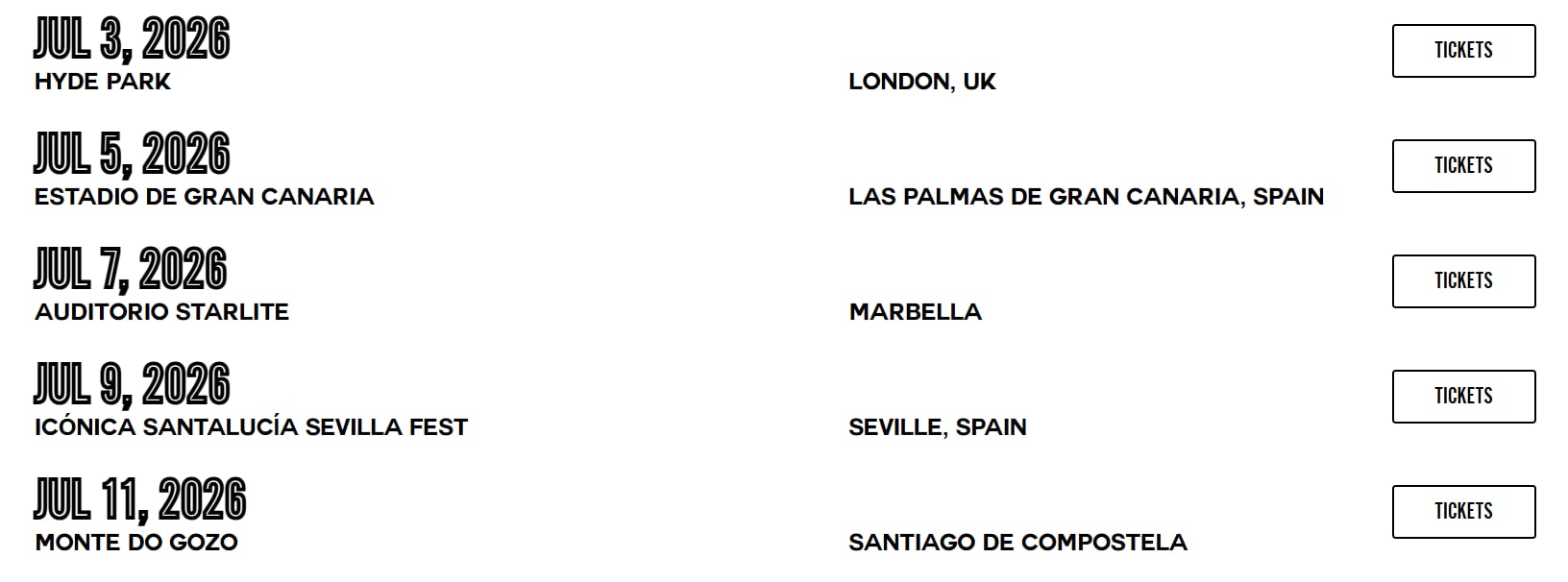 Maroon 5 anuncia su concierto en Gran Canaria