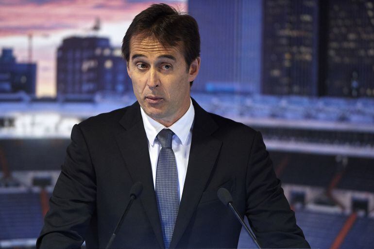 Julen Lopetegui en su presentación