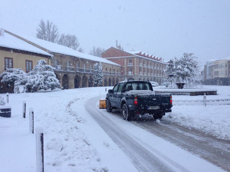 Situación en la que se encuentra Aguilar de Campoo, en Palencia