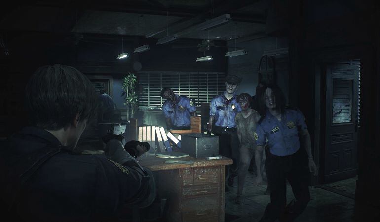 La nueva comisaría de Racoon City plagada de zombies