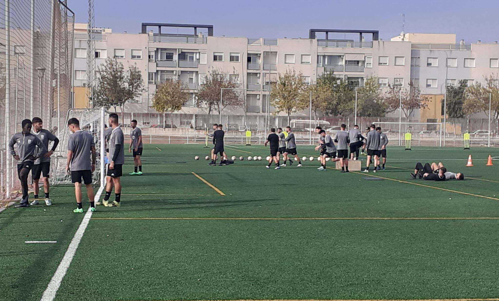 Entrenamiento Xerez CD en La Granja