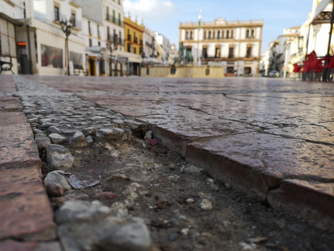 Las obras en la plaza del Socorro es una de las actuaciones que comienzan este lunes