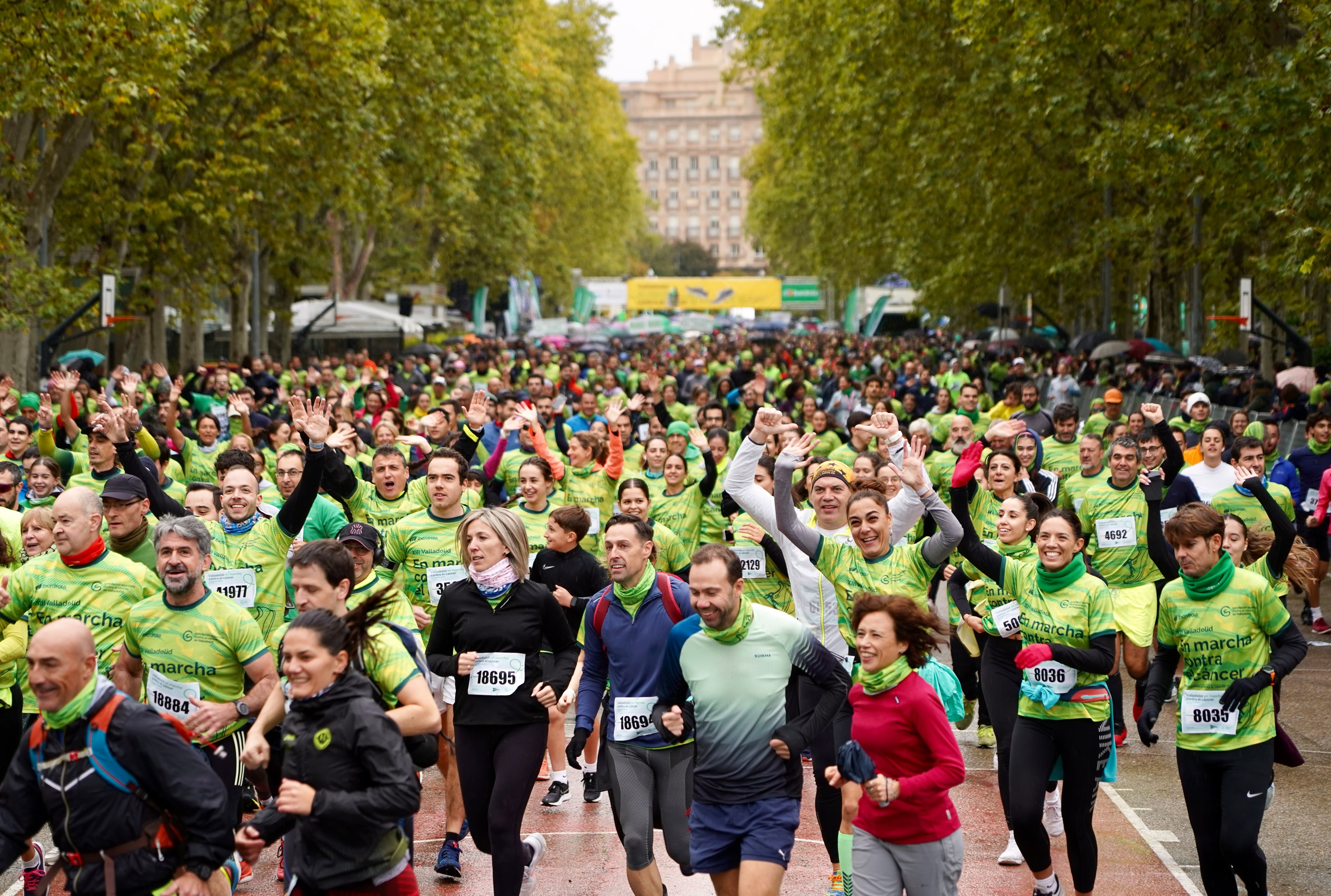 Celebración de la XIII Valladolid en Marcha contra el Cáncer