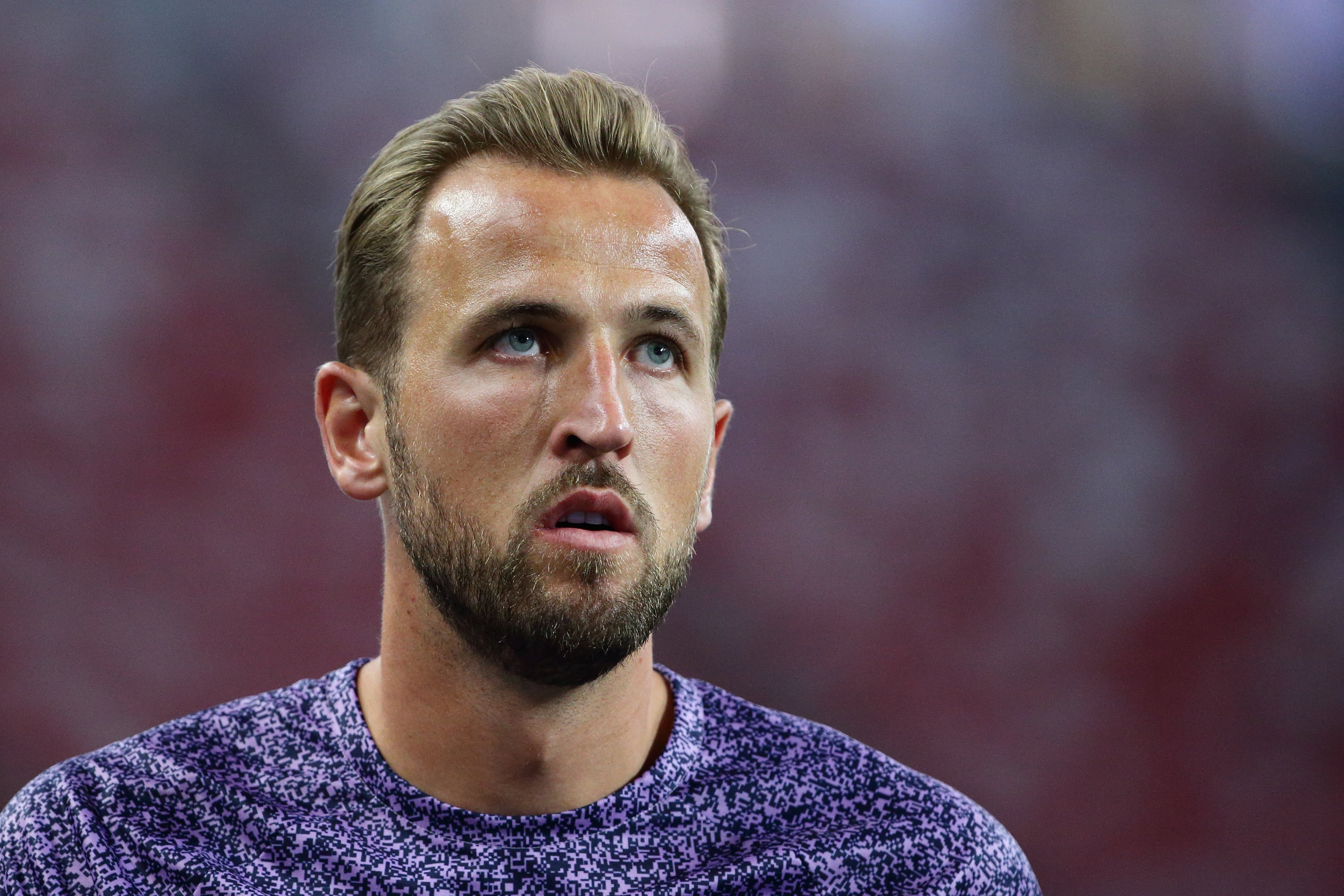 Harry Kane durante el amistoso de pretemporada que enfrentó al Tottenham Hotspur con el Lion City Sailors de Singapur (Photo by Suhaimi Abdullah/NurPhoto via Getty Images)