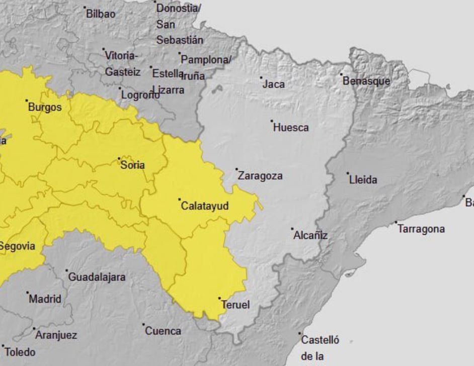 Avisos en Aragón desde el 112