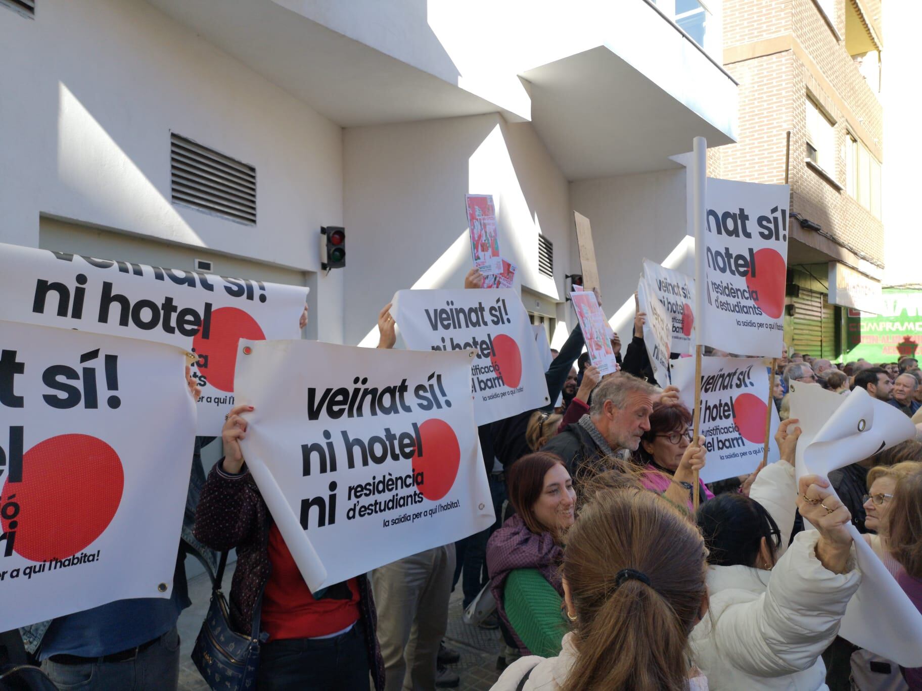 Protesta de los vecinos de San Antonio