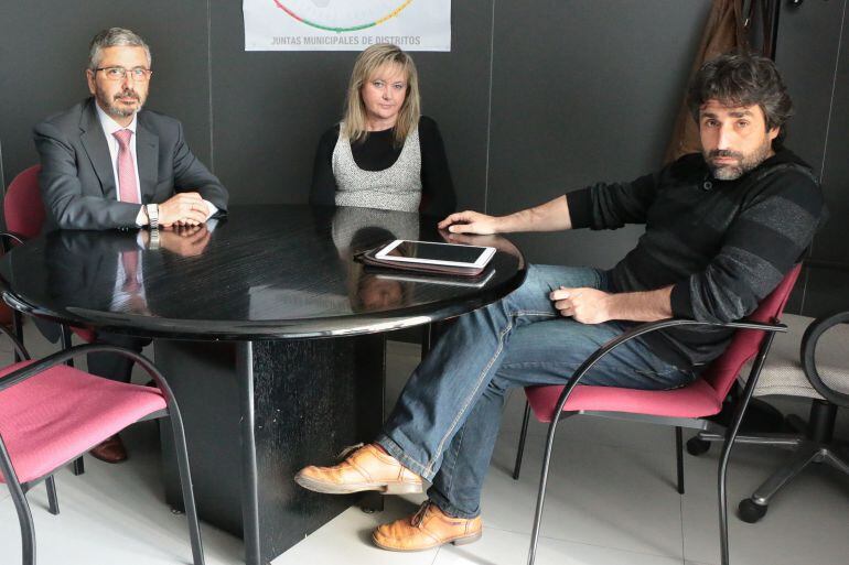 Momento de la reunión entre Endesa y Ayuntamiento.