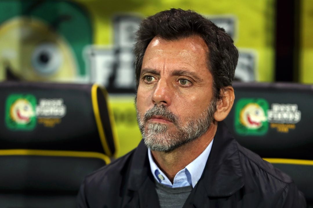 Sánchez Flores en el estadio del Norwich