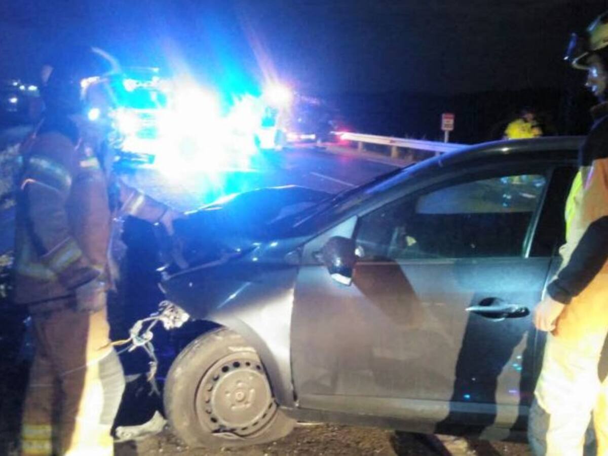 Un muerto en un choque frontal en El Burgo de Ebro