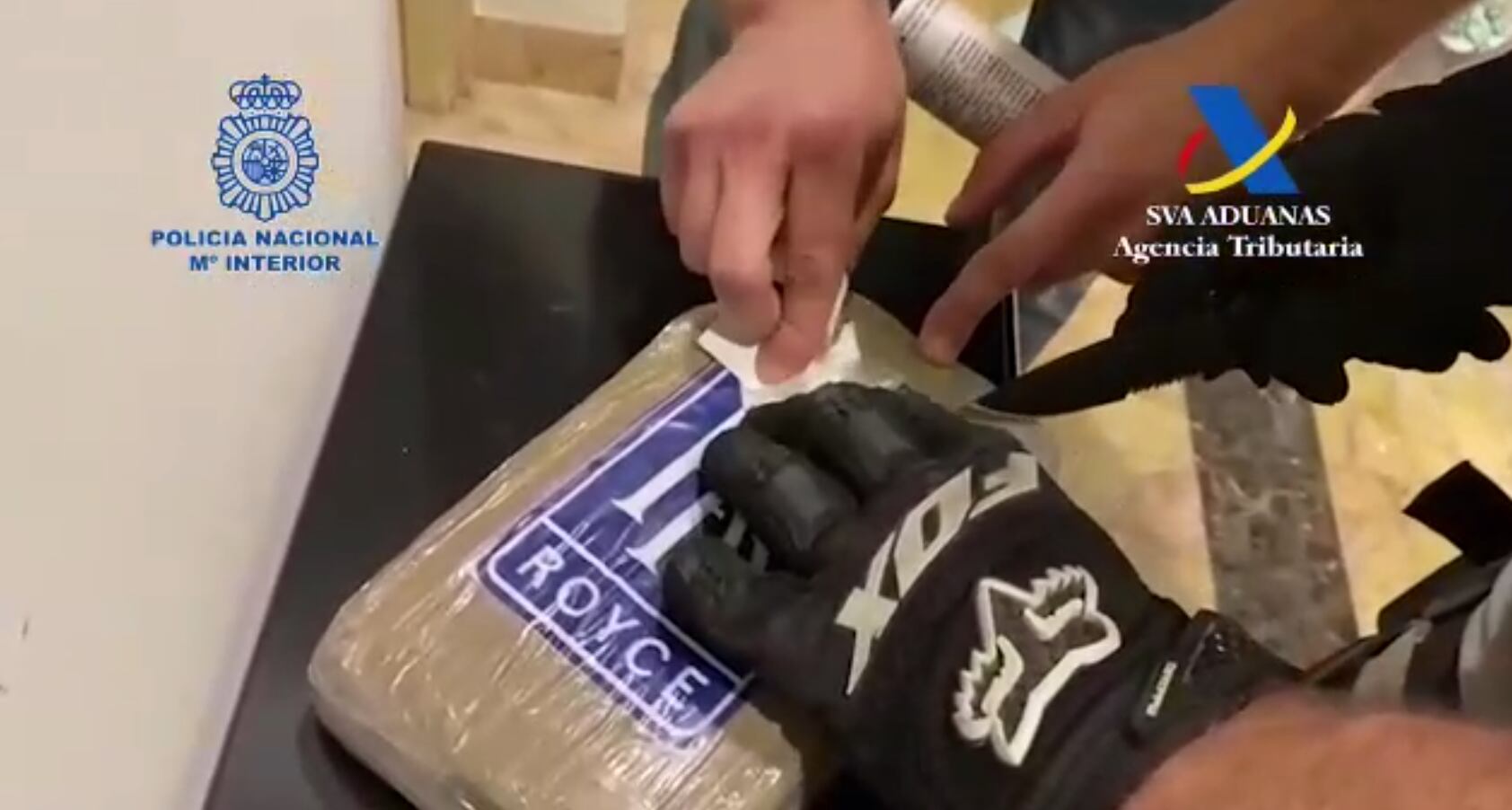 Parte de la droga incautada en Málaga por la Policía Nacional