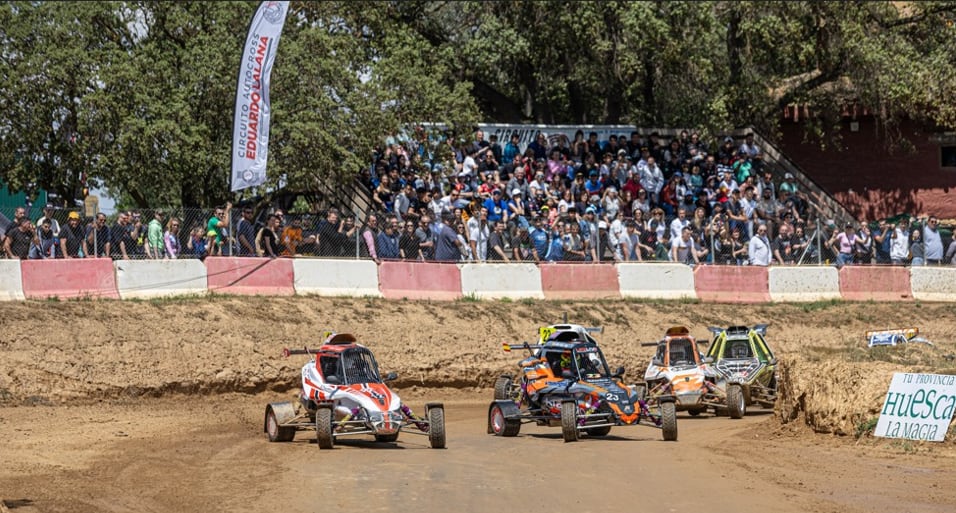 Esplús acoge el Campeonato de Aragón de Autocross