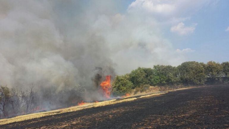 Imagen de archivo de un incendio en Tolva