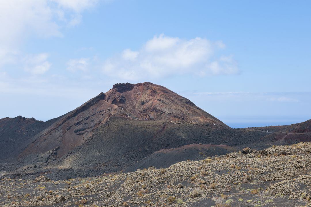 El volcán del Teneguía, al sur de la isla de La Palma.