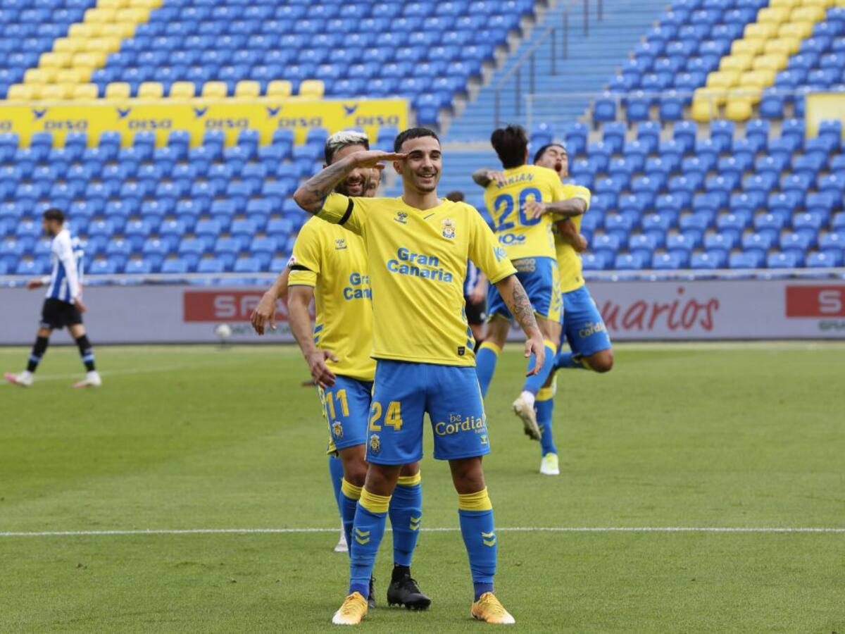 1-0. Frenazo al líder en Las Palmas