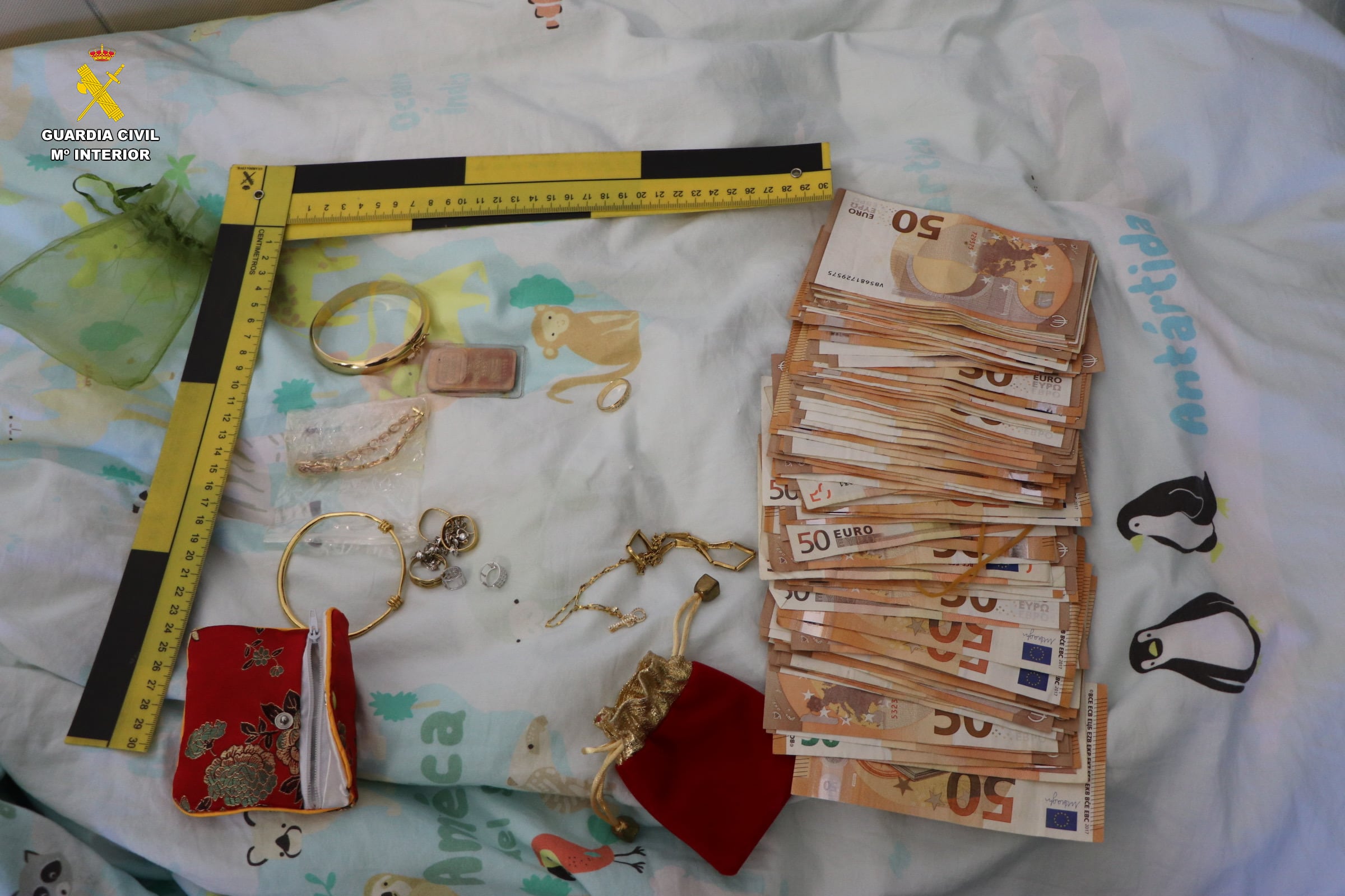 Material robado localizado tras la Operación Neckars de la Guardia Civil