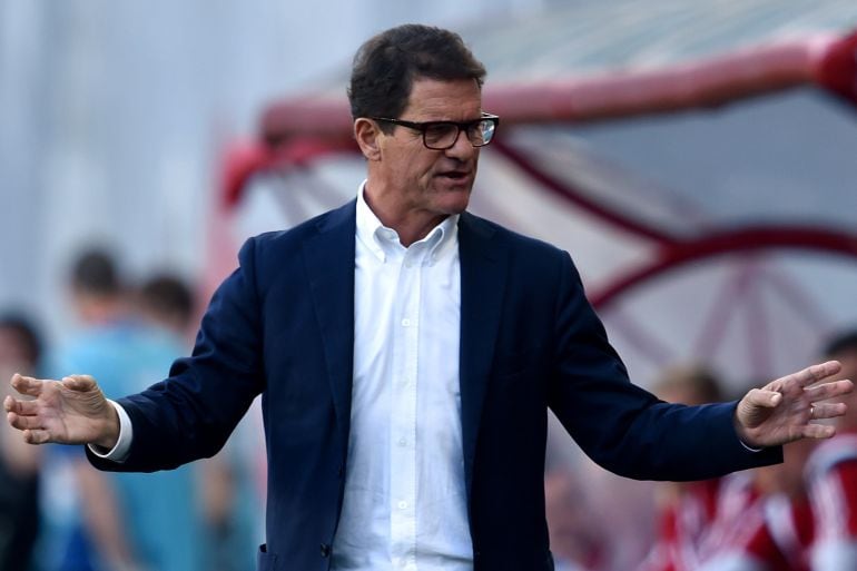 Fabio Capello durante su etapa como seleccionador en Rusia 