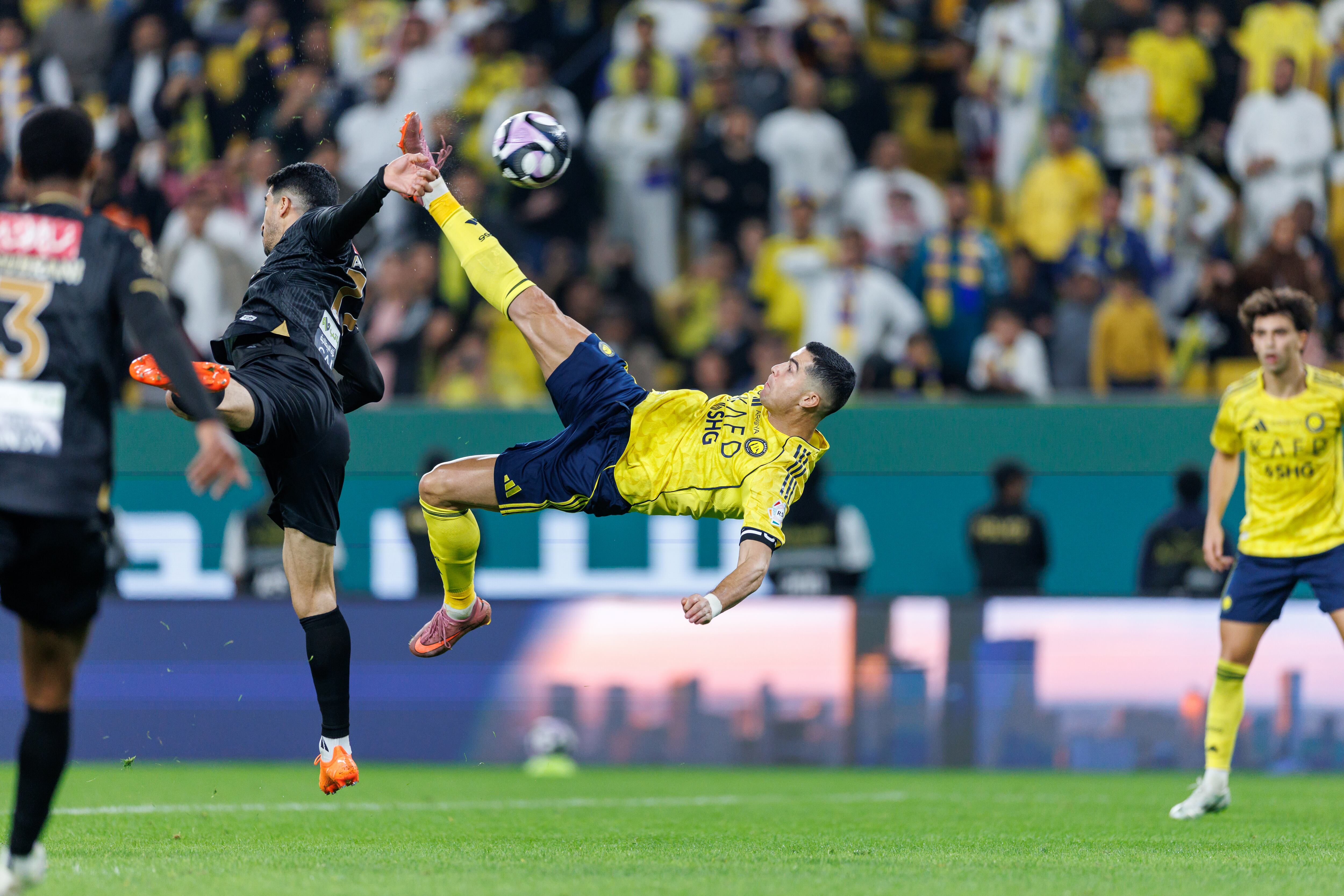Al Nassr v Al Khaleej: Saudi Pro League. (Photo by Abdullah Ahmed/Getty Images)