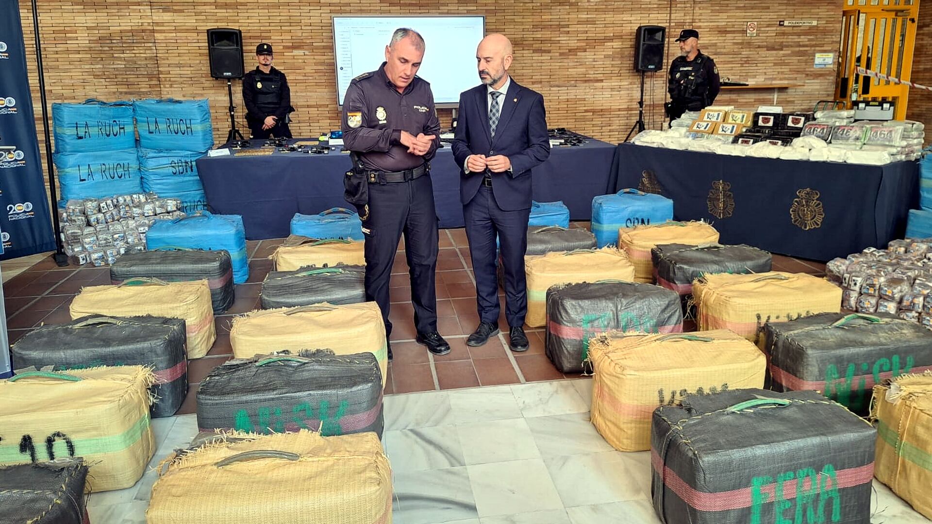 Presentación del operativo contra el crimen organizado desarrollado en la provincia de Málaga