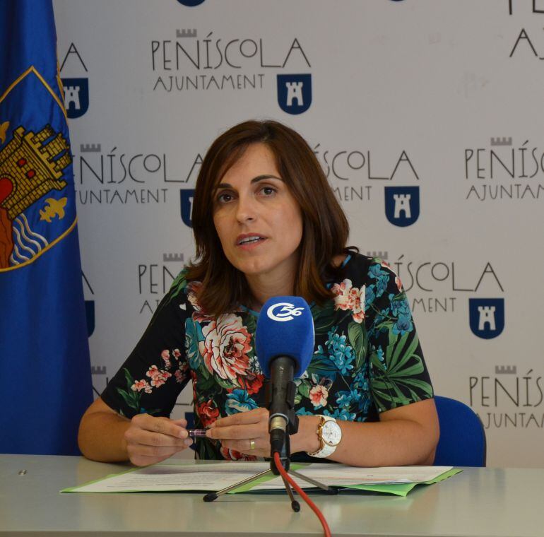 Imagen de la concejala de Hacienda del Ayuntamiento de Peñíscola, Sabina Albiol