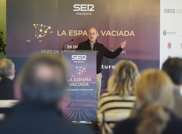 Carlos Ferrás, durante su intervención