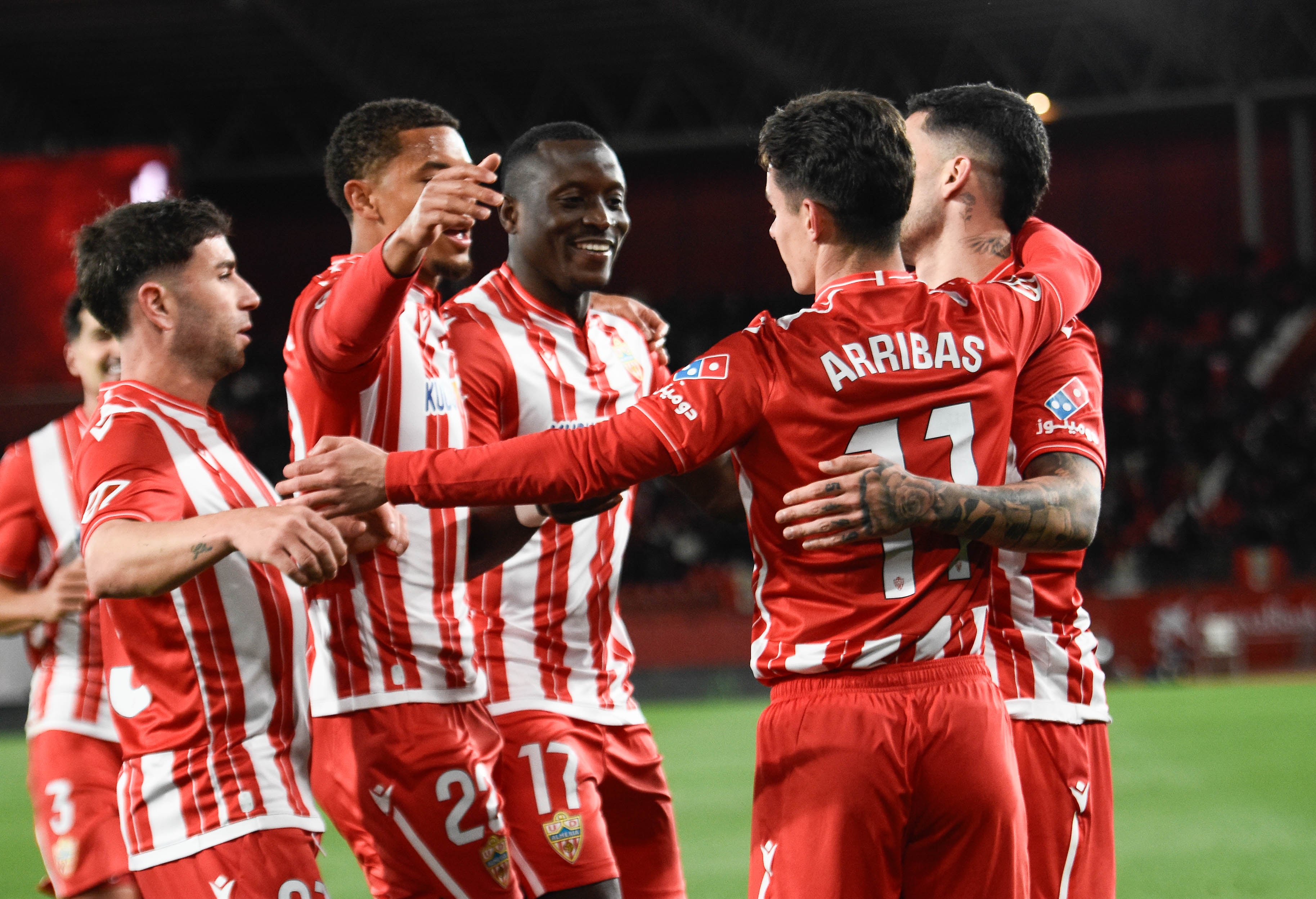El Almería es una piña, eso será clave en las últimas cinco jornadas de la temporada para luchar por el ascenso directo.