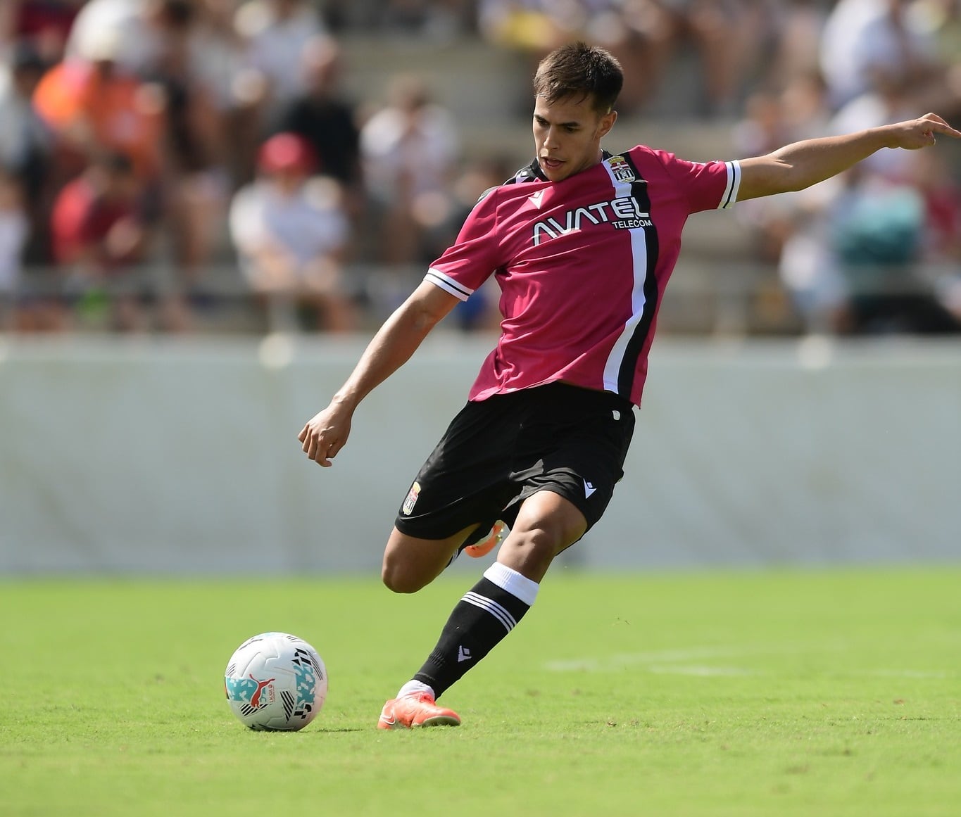 Marco Carrascal durante uno de los amistosos de la pretemporada