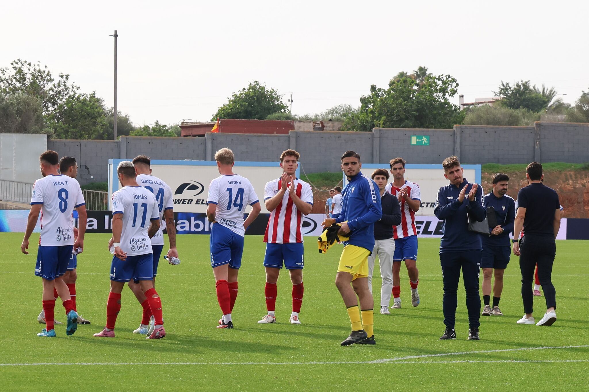 Jugadores del Algeciras en Ibiza