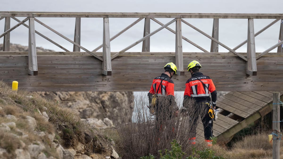 Tres jóvenes vizcaínos, entre las víctimas mortales del derrumbe de una pasarela en Santander