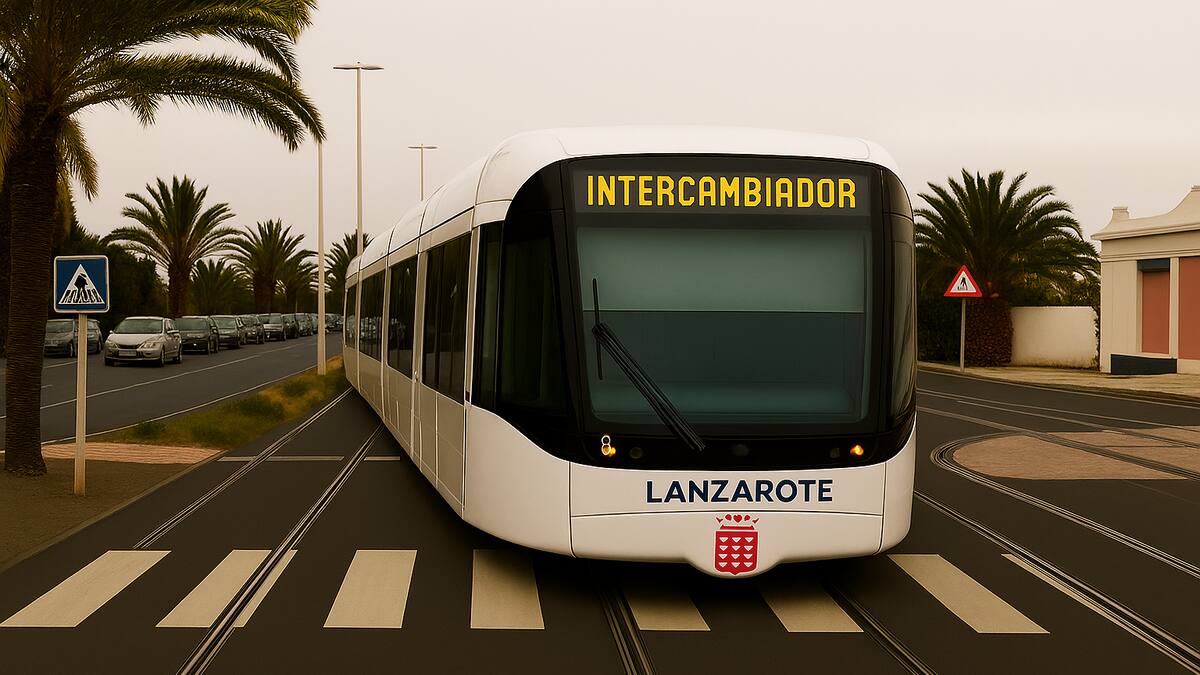 ¿Un tranvía para el eje central de Lanzarote?