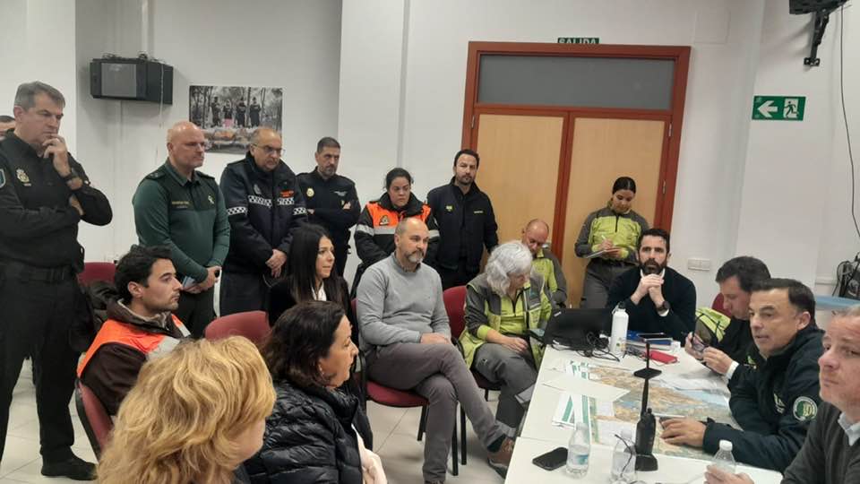 Reunión del Puesto de Mando Avanzado esta mañana