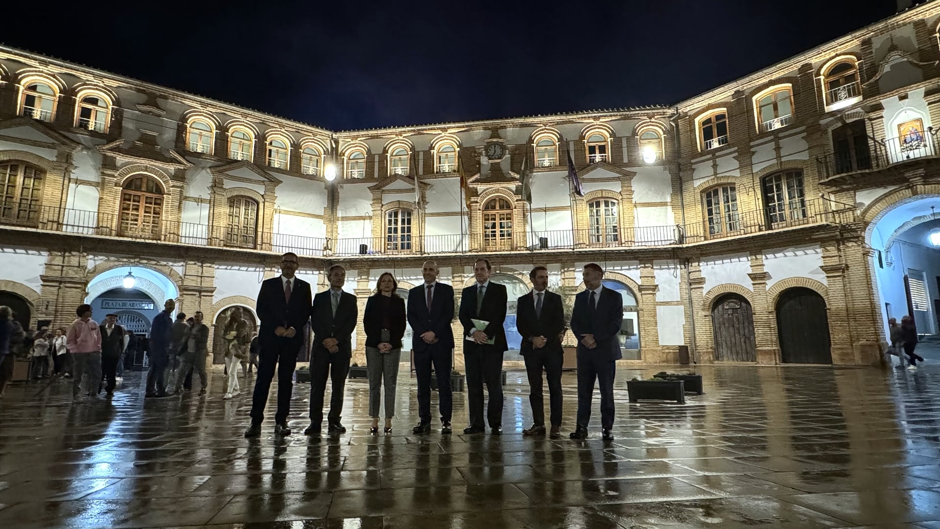 Inauguración del nuevo alumbrado de la Plaza Ochavada de Archidona