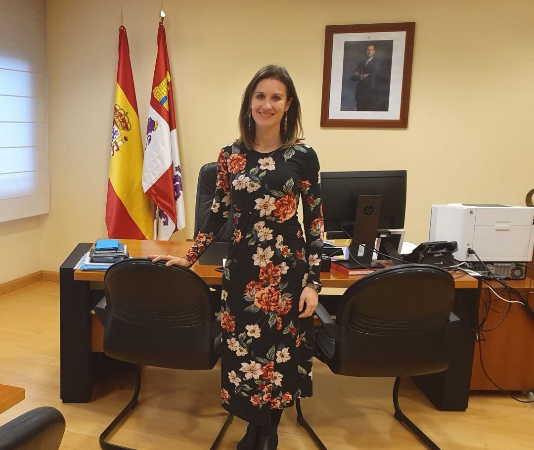 María Perrino en su despacho