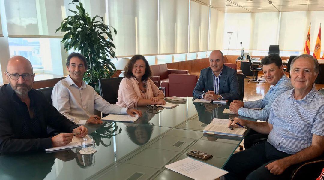 Imagen de la reunión celebrada en el Consell de Ibiza 