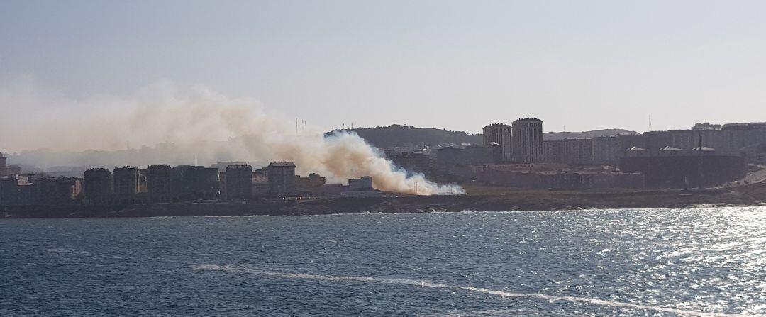 Imagen obtenida desde el otro lado de la bahía