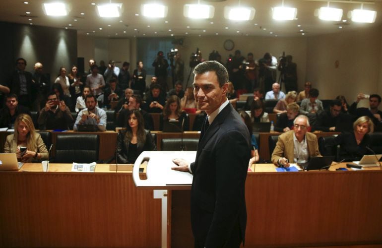 El secretario general del PSOE, Pedro Sánchez