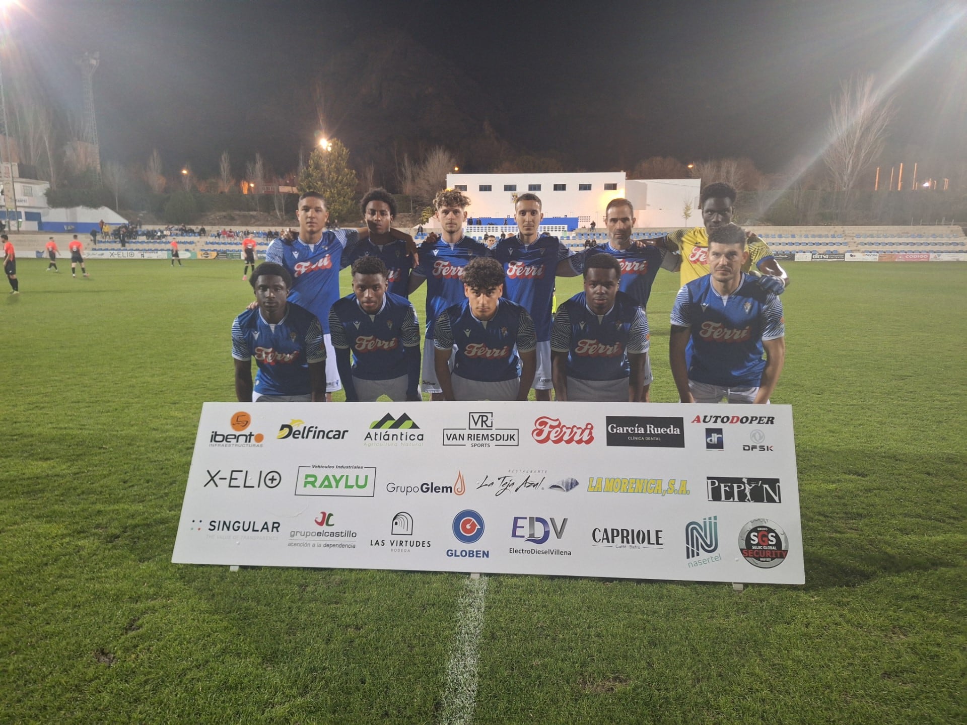 Alineación inicial del Villena CF