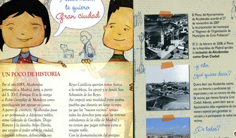 Páginas 8 y 9 del folleto en cuestión