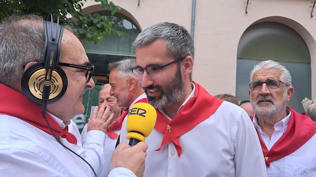 Francisco Lucas, delegado del Gobierno de España en la Región de Murcia en las Fiestas de los Caballos del Vino