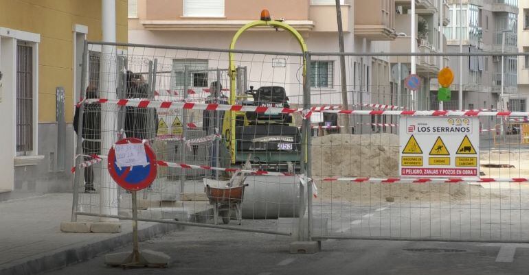Calle Armada Española, en El Altet