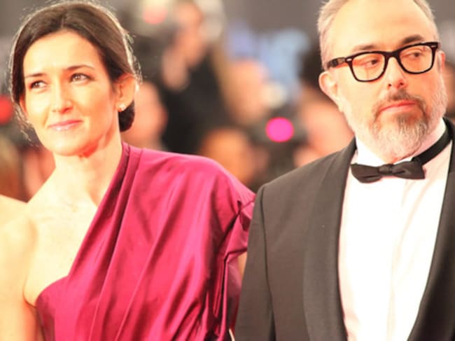 Uno de los momentos más esperados de la ceremonia, el encuentro de ambos