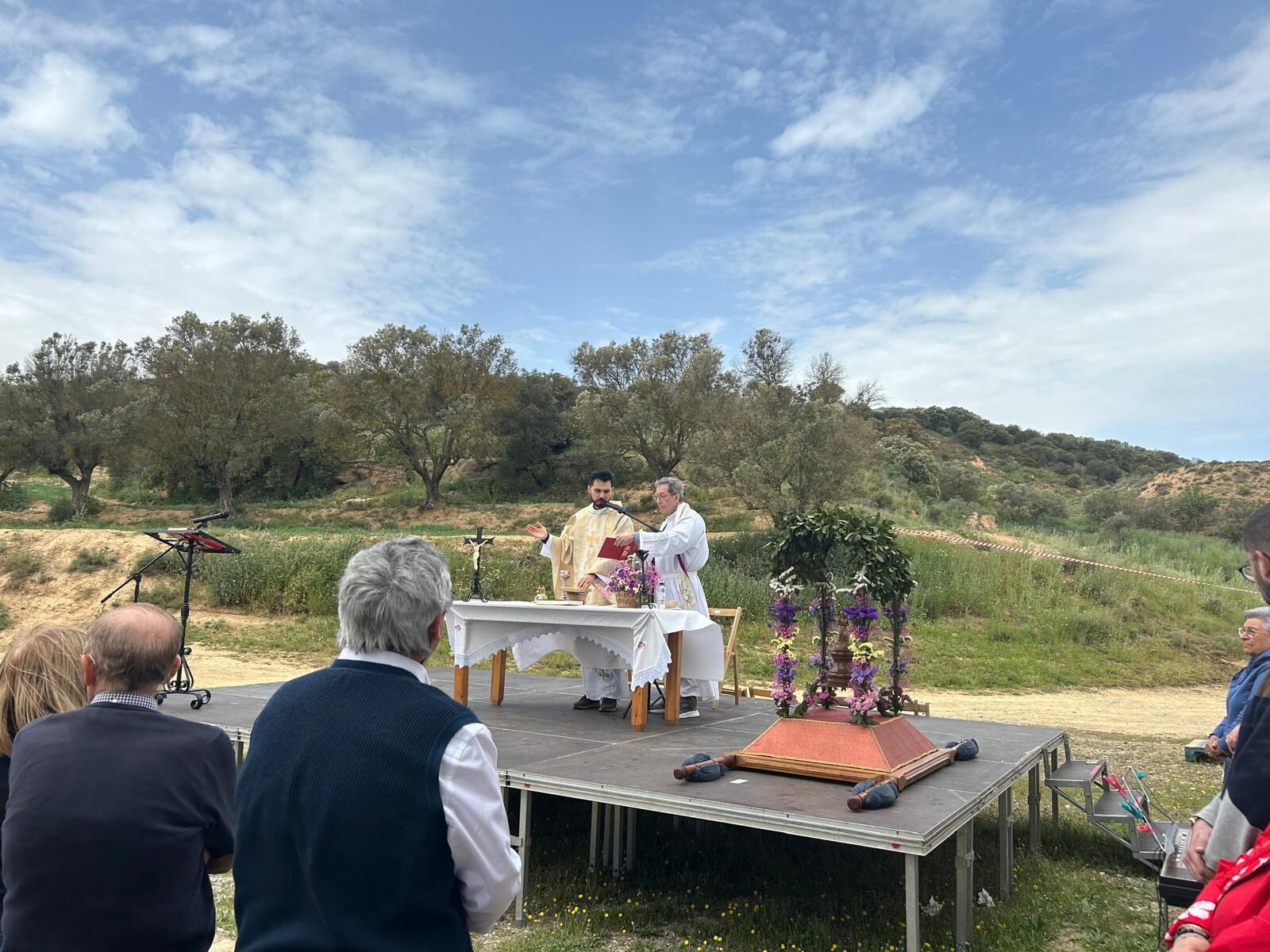 Romería a la ermita de Nuestra Señora la Virgen del Romeral en Binéfar