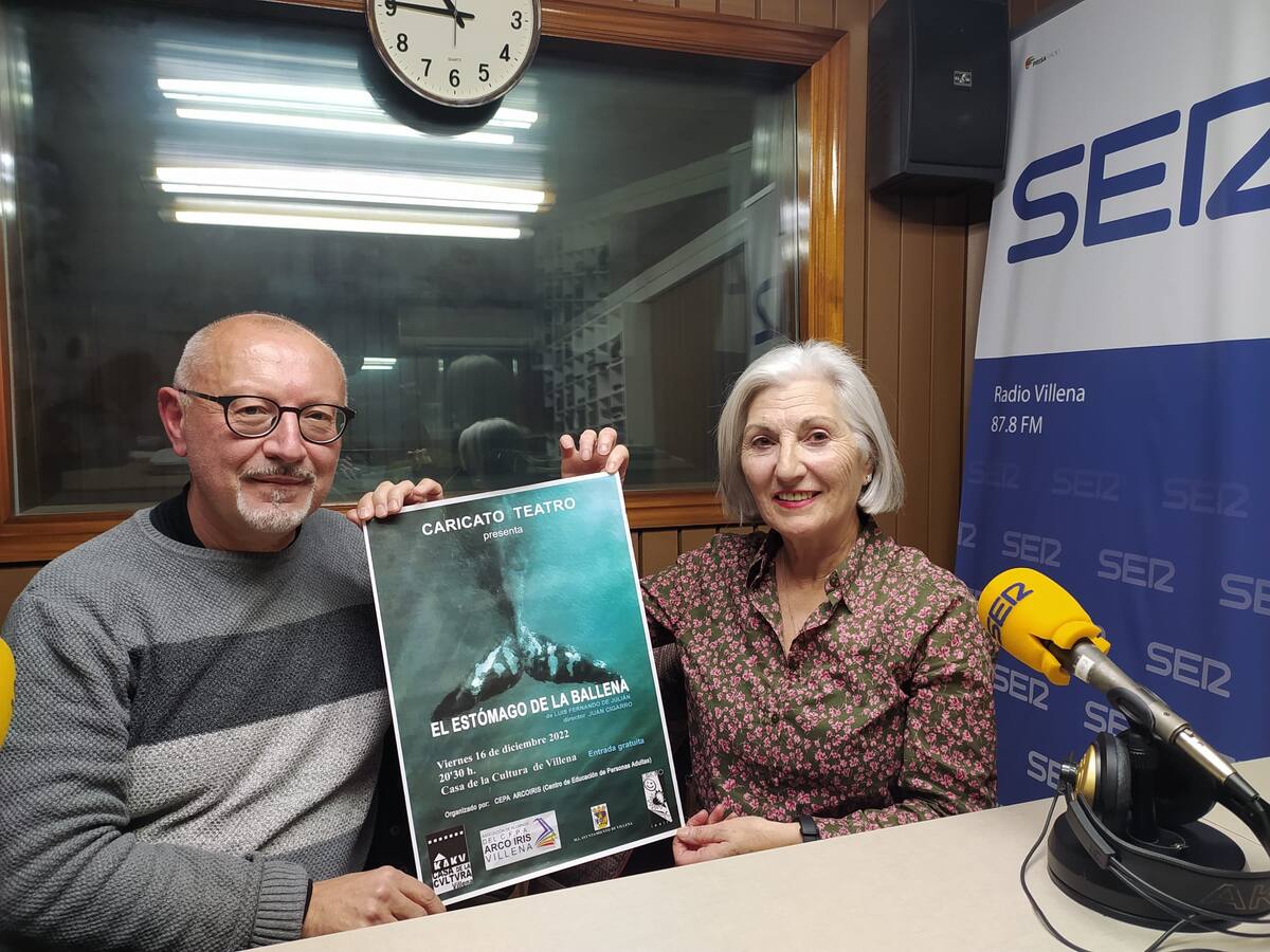 El EPA “Arco iris” trae el viernes la obra “El estómago de la Ballena”, de Caricato Teatro, a la Casa de Cultura