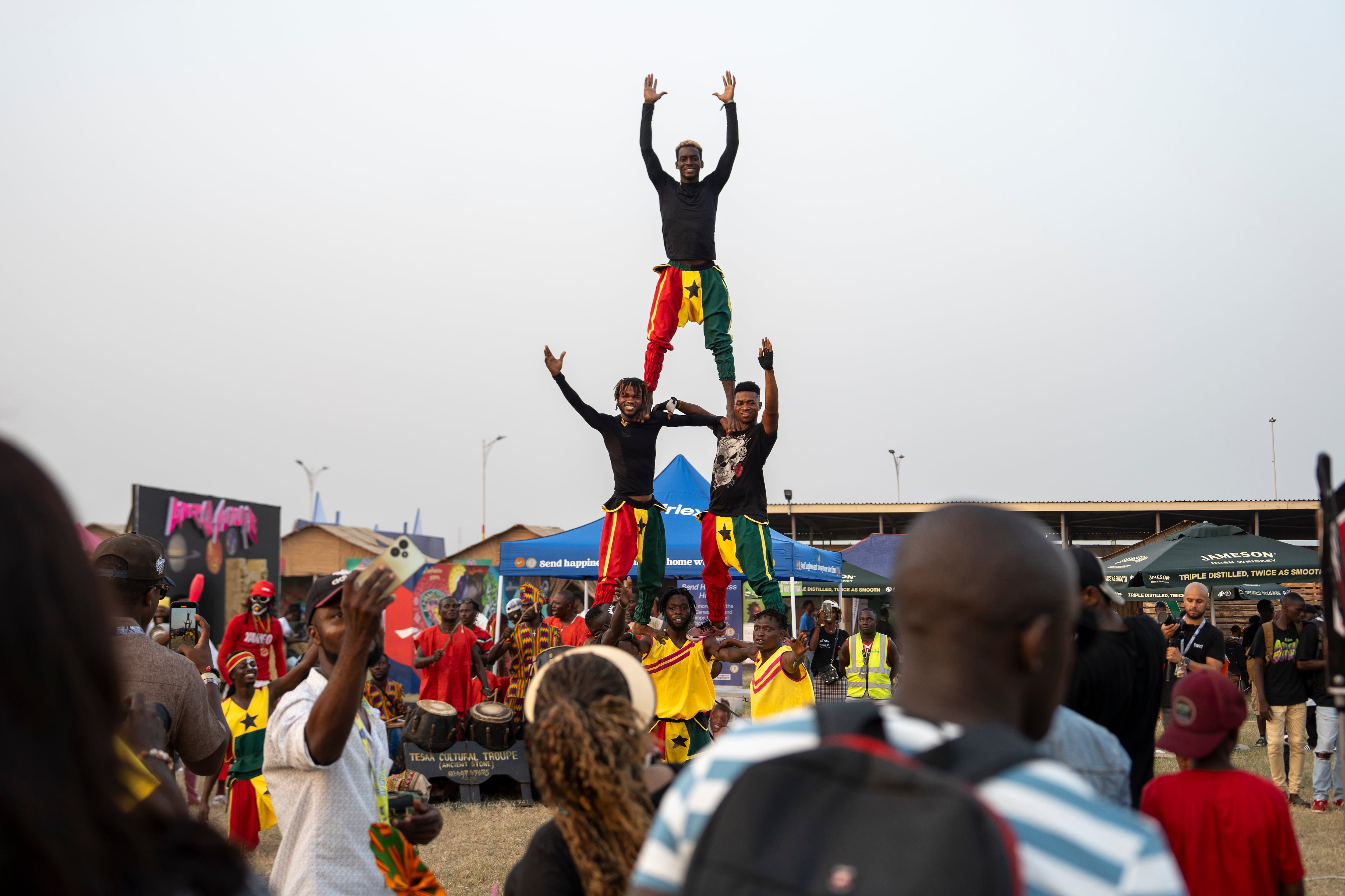 Imagen del Festival AfroFuture celebrado en Accra, la capital de Ghana