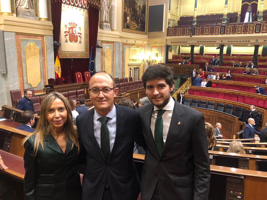 Carmen Fernández, Jorge Domingo Martínez y Rodrigo Mediavilla 