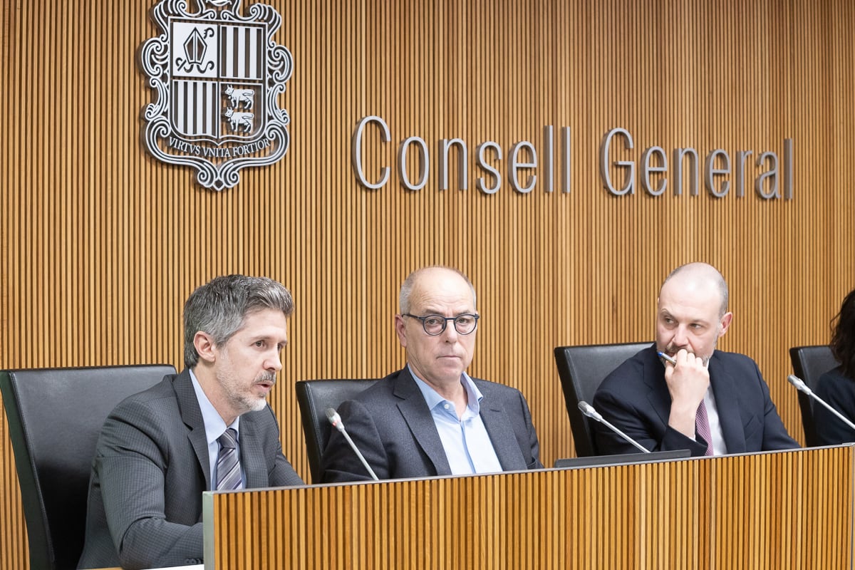 Els presidents de l&#039;APBI i de l&#039;APRA, Josep Marticella i Xavier Coma, en la comissió d&#039;estudi per assegurar un creixement urbanístic sostenible del Consell General