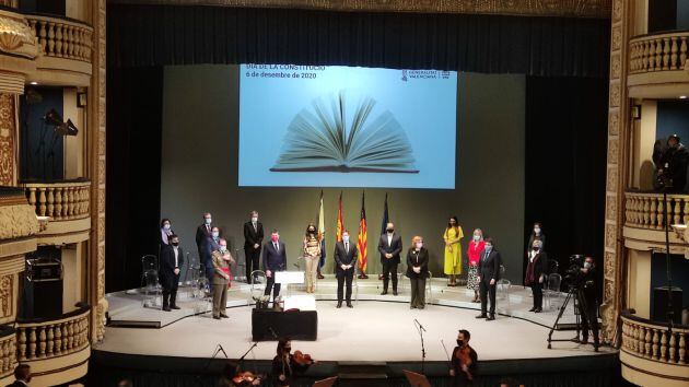 Día de la Constitución 2020 en el interior del Teatro Principal de Alicante