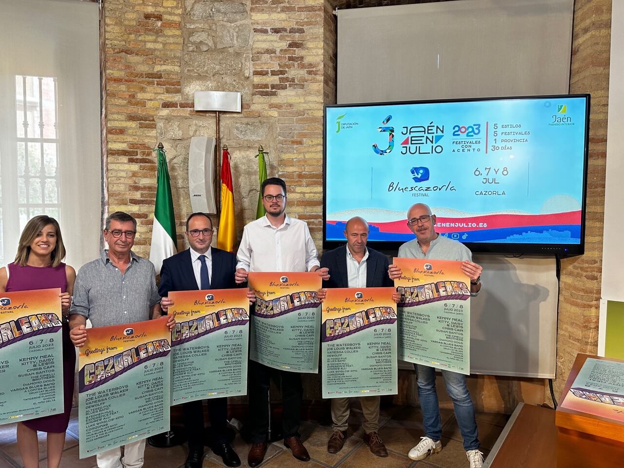 Presentación del festival Bluescazorla.