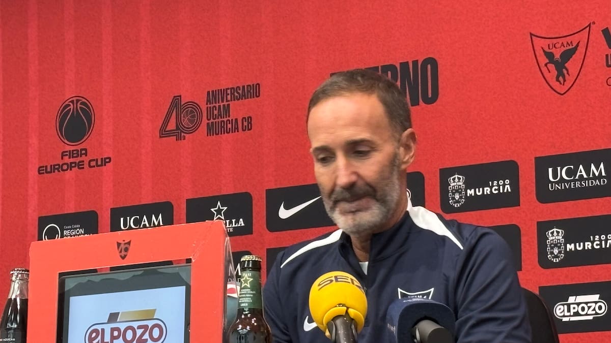 Sito Alonso no piensa en la Copa del Rey y solo piensa en el UCAM Murcia-Barça: "La olvidé hace tiempo ya"